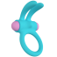Виброкольцо для члена Party Color Toys Riny, бирюзовое - Фото №6