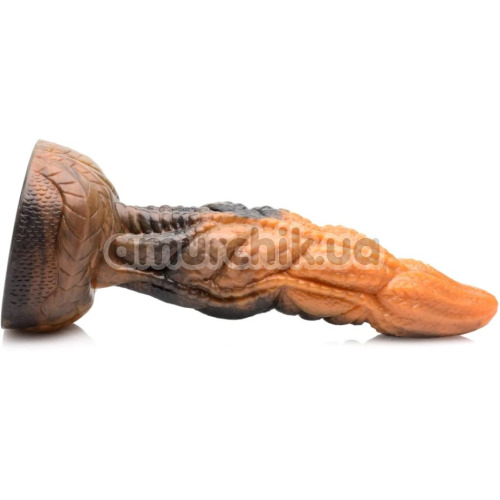 Фаллоимитатор Creature Cocks Ravager, оранжево-коричневый