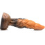 Фаллоимитатор Creature Cocks Ravager, оранжево-коричневый - Фото №5