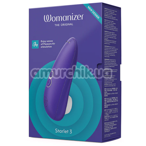Симулятор орального сексу для жінок Womanizer Starlet 3, фіолетовий