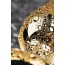 Анальна пробка з прозорим кристалом Toyfa Metal 717050-10, золота - Фото №9