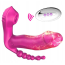 Анально-вагинально-клиторальный вибратор с подогревом Boss Series Foxshow, розовый - Фото №3