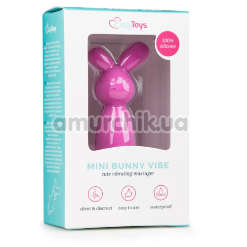 Кліторальний вібратор Mini Bunny Vibe, рожевий