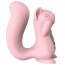Симулятор орального секса для женщин с вибрацией KissToy Miss UU, розовый - Фото №2