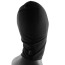 Маска Sex & Mischief Shadow с открытым ртом, черная - Фото №1