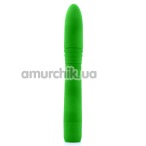 Вибратор Neon Luv Touch Ribbed Slims зеленый - Фото №1