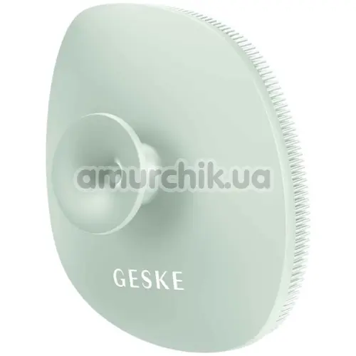 Щетка для лица Geske Facial Brush 4 in 1 Suction Mount, зеленая