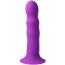Фалоімітатор Solid Love Premium Silicone Ribbed Dildo, фіолетовий - Фото №6