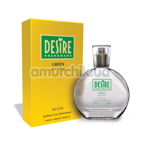 Духи с феромонами Desire De Luxe Green, реплика DKNY - Be Delicious, 50 мл для женщин