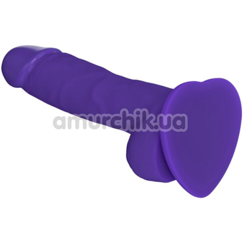 Фалоімітатор Strap-On-Me Soft Realistic Dildo M, фіолетовий