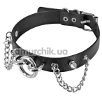 Ошейник Fetish Tentation Choker Rings and Chains, черный - Фото №1