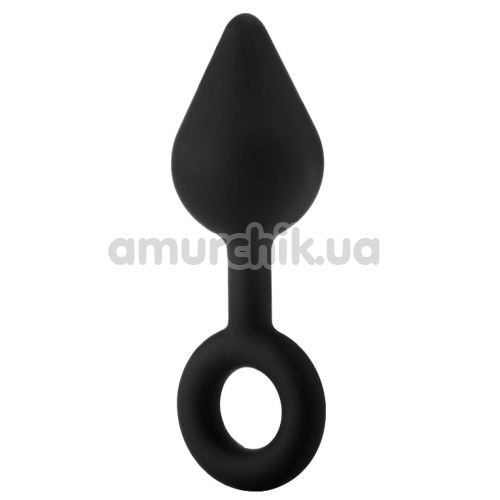 Анальная пробка Fantasstic XL Single Drop Plug With Ring, черная