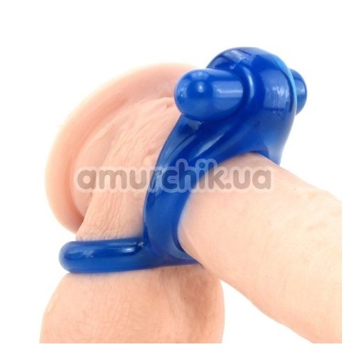 Віброкільце Renegade Vibrating Men's Ring, синє