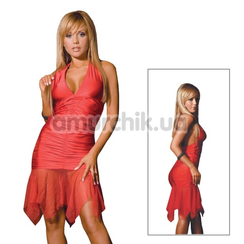 Платье Hottie Halter Dress красное (модель CL085)