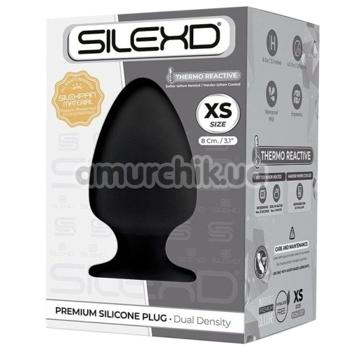Анальная пробка SilexD Model 1 Size XS, черная