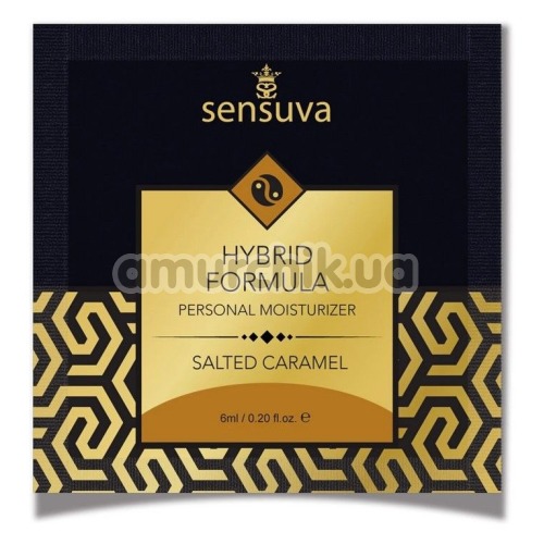 Лубрикант Sensuva Hybrid Formula Salted Caramel - соленая карамель, 6 мл