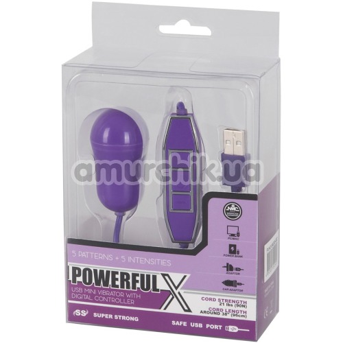 Віброкуля Powerful X, фіолетова