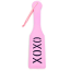 Шлепалка квадратная DS Fetish Paddle XOXО, розовая  - Фото №2