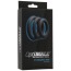 Набір ерекційних кілець OptiMALE 3 C-Ring Set Thick, чорний - Фото №2