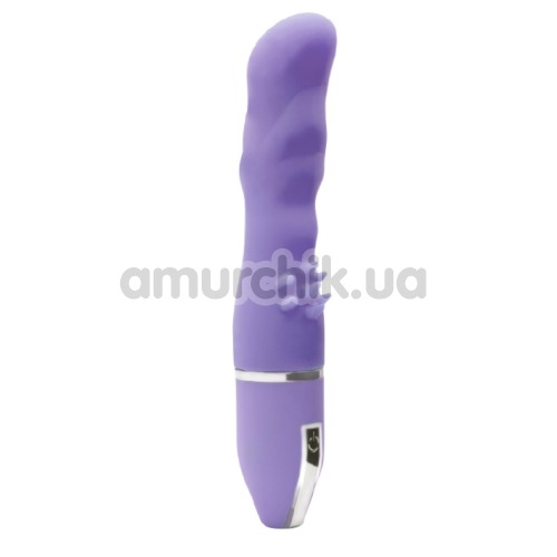 Вибратор для точки G Purrfect Silicone Deluxe Vibe с шипами, 14.5 см фиолетовый - Фото №1