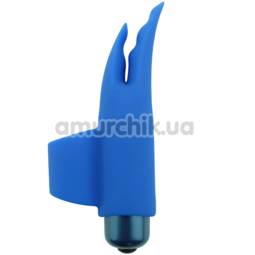 Вибратор на палец Double Clitoral Finger Vibrator, синий
