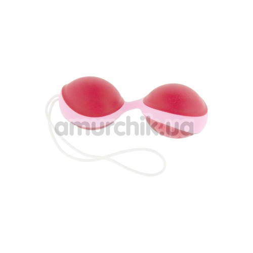 Вагинальные шарики Amor Gym Balls Duo, малиново-розовые - Фото №1