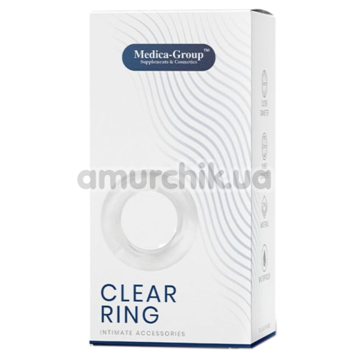 Эрекционное кольцо Clear Ring, прозрачное