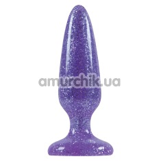 Анальная пробка Starlight Gems Booty Boppers Small, фиолетовая - Фото №1