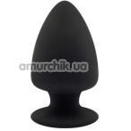 Анальная пробка Cheeky Love Premium Silicone Plug M, черная - Фото №1