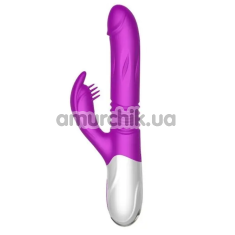 Вибратор с толчками и увеличением Boss Series 00023, фиолетовый - Фото №1