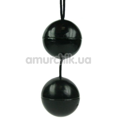 Вагинальные шарики SuperSoft Orgasmus Balls, черные