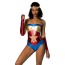 Костюм Чудо-Женщины JSY Sexy Lingerie Wonder Woman: боди + перчатки + украшение для головы - Фото №1