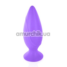 Анальна пробка Mojo Spades Large Butt Plug, фіолетова - Фото №1