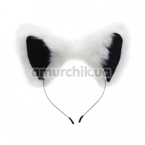 Набор Tailz White Fox Tail, Anal Plug & Ears Set, белый