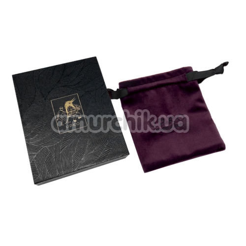 Брелок Upko Your Name Collection Leather Tag, черная