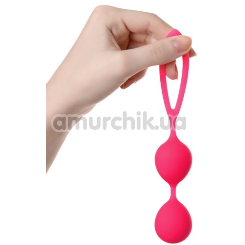 Вагінальні кульки A-Toys Pleasure Balls 764015-2, темно-рожеві