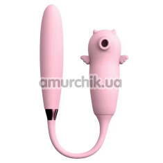 Симулятор орального сексу з вібрацією для жінок Viola Dual Purpose, рожевий - Фото №1