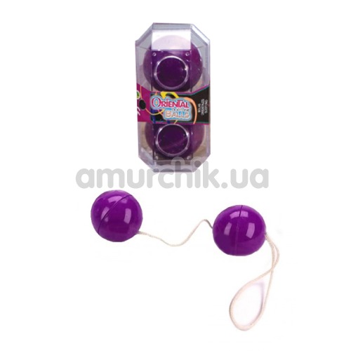 Вагинальные шарики Oriental Duotone Balls фиолетовые