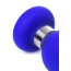 Анальная пробка ToDo Anal Plug Сlassic 11.5см, синяя - Фото №4