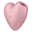Симулятор орального секса для женщин с вибрацией Satisfyer Cutie Heart, розовый - Фото №1