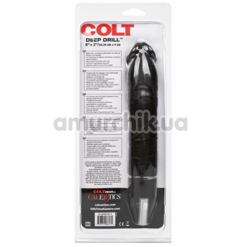 Вібратор Colt Deep Drill, чорний