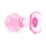 Анальна пробка Crystal Premium Glass Large, рожева - Фото №4