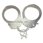 Наручники Adrien Lastic Menottes Metal Handcuffs, срібні - Фото №1
