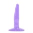 Анальная пробка Basix Rubber Works Mini Butt Plug, фиолетовая - Фото №1