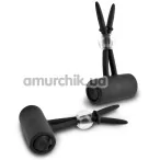 Вибростимуляторы для сосков Fetish Fantasy Series Vibrating Silicone Nipple Lassos, черные - Фото №1
