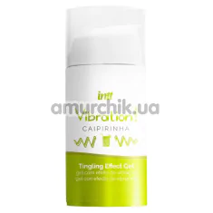 Збуджуючий гель з ефектом вібрації Intt Vibration Caipirinha Tingling Effect Gel - кайпірінья, 15 мл - Фото №1