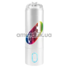 Мастурбатор з ротацією PDX Extreme Rechargeable Roto-Bator Pussy, прозорий - Фото №1