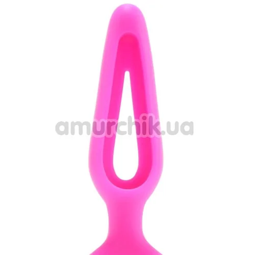 Анальная пробка Booty Call Silicone Groove Probe, розовая