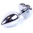 Анальна пробка з рожевим кристалом Exclusivity Jewellery Silver Heart Plug, срібна - Фото №3