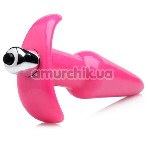 Анальна пробка з вібрацією Frisky Smooth Anal Plug, рожева